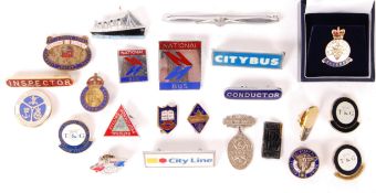 ASSORTED VINTAGE COACH / BUS (& OTHER) UNIFORM BADGES