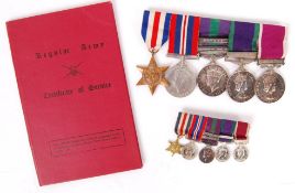 WWII SECOND WORLD WAR + POST-WAR MEDAL GROUP