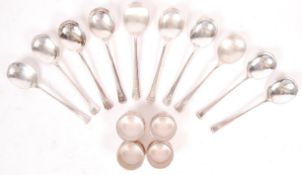 COLLECTION OF VINTAGE SILVER PLATE MILITARY ITEMS