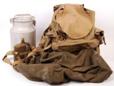 COLLECTION OF ASSORTED MILITARY WEBBING & UNIFORM ITEMS