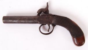 ANTIQUE 19TH CENTURY PERCUSSION CAP POCKET PISTOL