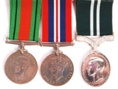 WWII SECOND WORLD WAR MEDAL GROUP - AIR EFFICIENCY MEDAL