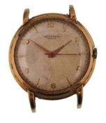 A VINTAGE 1960S UNIVERSAL 18CT GOLD GENTLEMANS WATCH.