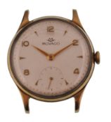 VINTAGE 1960S MOVADO 9CT GOLD WATCH