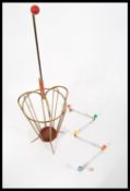 Two vintage retro 20th Century sputnik atomic styl