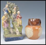 A 19th Century Staffordshire flat back figurine en