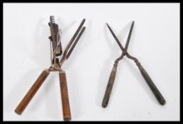 A vintage pair of early 20th Century antique haird