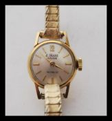 An 18ct gold vintage ladies cocktail watch having