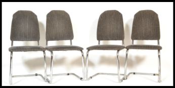 A set of four vintage retro 20th Century cantileve