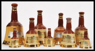 A selection of vintage Wade Bell's Scotch Whisky d