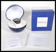 A gents Morellato chronograph wrist watch, ebonised face with silvered 12 to the top and baton