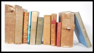 A selection of antique travelling related books dating from the 18th Century onwards to include 'The