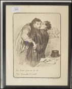 Honoré Daumier (French, 1808-1879)  A limited edition print no 8 of 500 of Les Beaux jours de la vie
