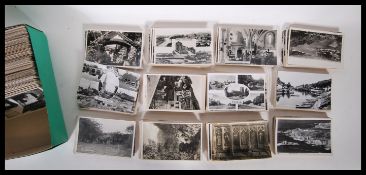 Real photographic postcards, all British standard size views - mostly topographical . Black &