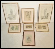 Local interest, a selection of 20th Century framed and glazed prints and engravings of Bristol, to