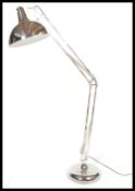 A large retro style floor standing chrome anglepoi