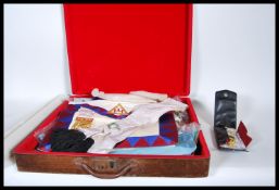 A collection of Masonic items pertaining to Letchworth Lodge, to include a silver hallmarked and