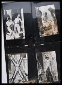 POSTCARDS - Pornographic / Sado Masochism ( S&M ) themed postcards showing naked female being