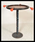 ORIGINAL VINTAGE SCRATCHBUILT BLOW FOOTBALL FAIRGROUND GAME