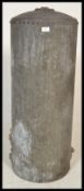 VICTORIAN ANTIQUE GALVANISED CYLINDRICAL WATER TAN