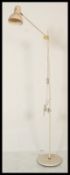 A vintage 20th Century industrial Herbert Terry style floorstanding anglepoise standard sppt lamp,
