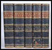 A late 19th early 20th Century six Volume Set of Matthew Henry's Commentary on the Whole Bible, each