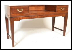 An early 19th century Georgian mahogany inlaid pia