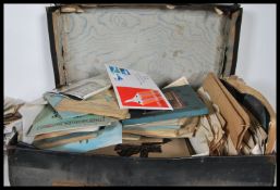 A collection of mixed ephemera to include cigarette cards and world stamps. Stamps date from the