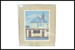 A 20th Century acrylic painting on board entitled ' The Guinea ' depicting the historic Whitstable