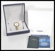 Longines, Flagship, Bi-colour bracelet watch, no. 28163672, current model Movement L5 651 3.