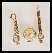 A selection of vintage retro watches to include a Rotary Maximus Automatic 25 Jewels wrist watch