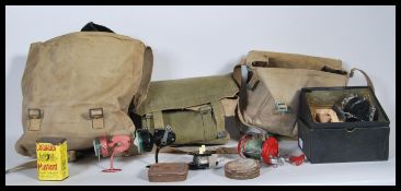 A good collection of vintage 20th Century fishing reels, various makes to include fly fishing