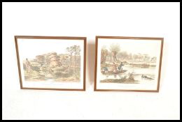 After Francis Calcraft Turner, engraved by Hunt -  'Pheasant Shooting' & 'Duck Shooting' Mid-19th