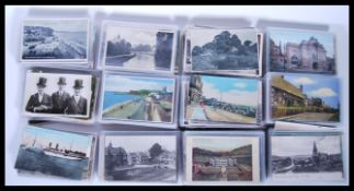 A collection of of over 500 vintage postcards dating from the Victorian era on wards some local