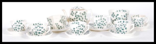 A 19th Century Victorian Childs tea service set consisting of cups, saucers, two larger plates,