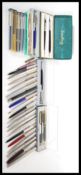 A collection of Parker ball point pens and pencils, some being boxed along with a boxed Eversharp