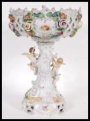 A 20th Century German china centrepiece in the man