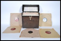 A collection of 78 RPM records to include, King Oliver's Creole Jazz Band Dipper Mouth Blues and