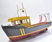 LARGE 20TH CENTURY VINTAGE SCRATCHBUILT 'UNITY II' FISHING BOAT