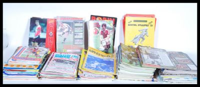 A collection of 20th Century football programs, mostly Bristol City. To include other team such