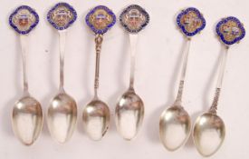 RARE VINTAGE 1920'S BRISTOL MOTOR CAR CLUB SILVER SPOONS