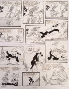 WARNER BROTHERS - LOONEY TUNES - SYLVESTER & TWEETY ARTWORK