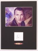 CHRISTOPHER ECCLESTON - DOCTOR WHO - AUTOGRAPH PRESENTATION
