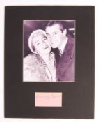 ROSEMARY SQUIRES - SINGER - ROGER MOORE - AUTOGRAPH PRESENTATION