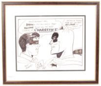 INCREDIBLY RARE BATMAN BOB CANE CREATOR DRAWN SKET