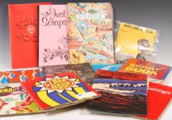 ASSORTED MUSIC SCRAP BOOKS FOR CROSBY, STILLS, NASH AND THE BYRDS