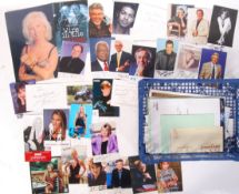 ASSORTED AUTOGRAPHS - TV & FILM, MODELS, PRESENTERS ETC