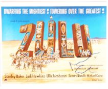 MICHAEL CAINE - BRITISH ACTOR - ZULU SIGNED 8X10