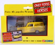 ONLY FOOLS & HORSES - AUTOGRAPHED CORGI RELIANT REGAL DIECAST MODEL