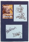 MASSIVE ATTACK - BRISTOL - AUTOGRAPHED ALBUM PAGES